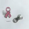 Breast Cancers Awareness Pins Small Ribbon Lapel Pins Metal Brooch Hope Ribbon Pins Gift for Girls Women Men Clothes