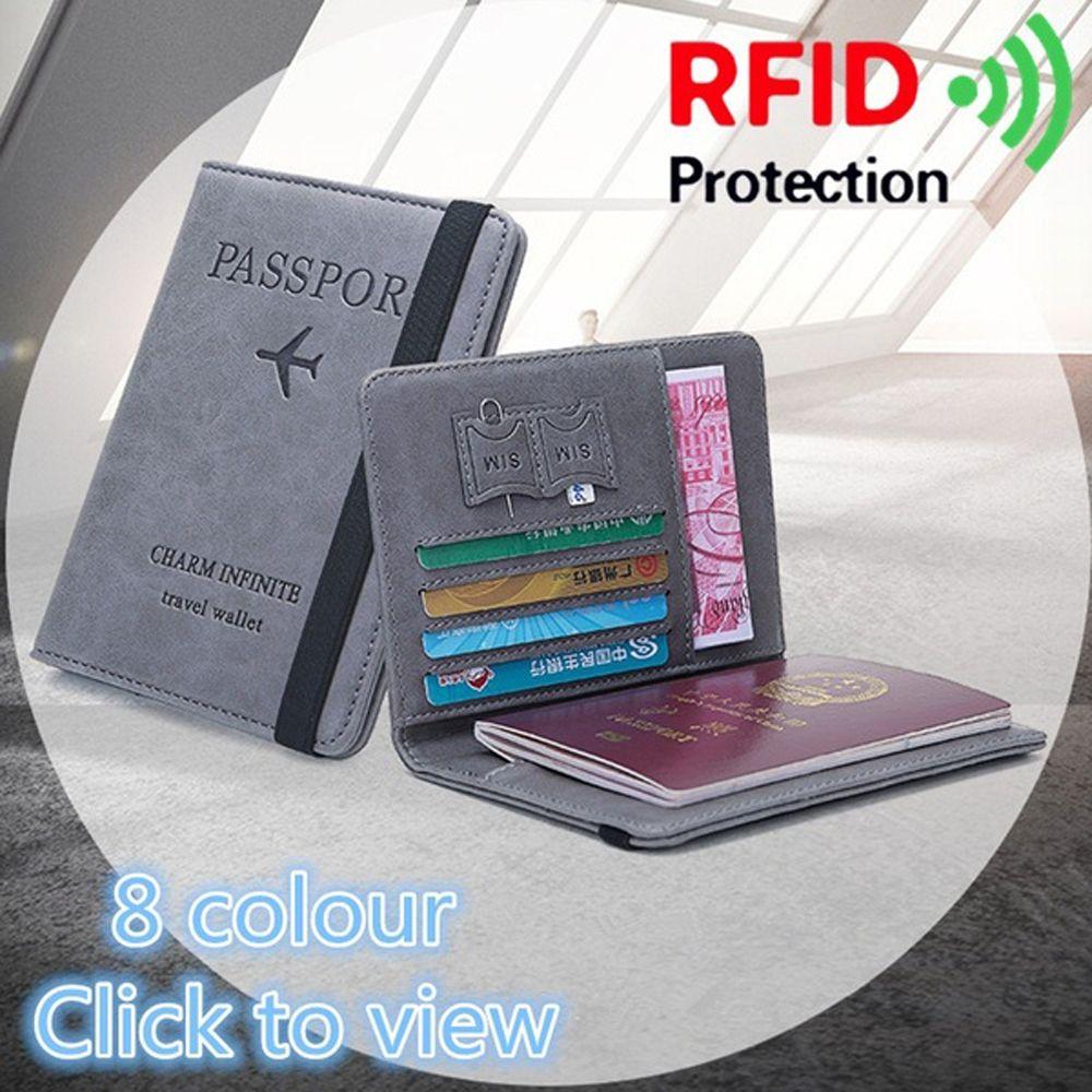 Credit Card Holder Document Package RFID Wallet Passport Bag Passport Holder Travel Cover Case