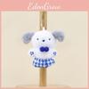 Toy Plush Dog Keychain Stuffed Animal With Soft Short Plush And Pp Fill Cotton