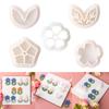 Clay Cutter Leaf Flower Shape Clay Earring Molds for Earrings Making Clay Earring Cutter Tool for Jewelry Making