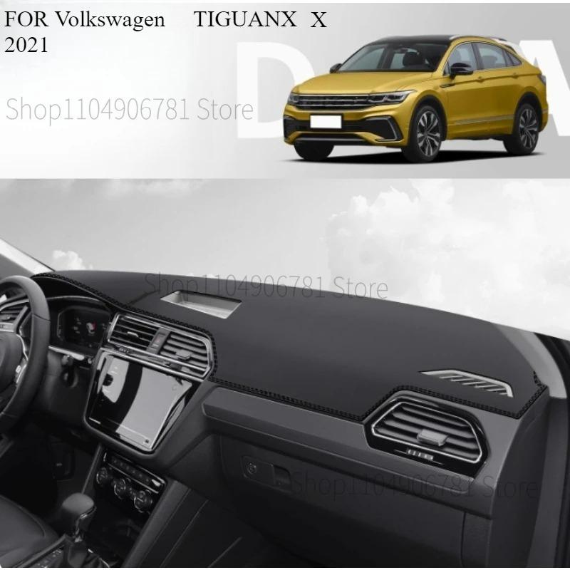 FOR Volkswagen TIGUANX X Car Dash Mat Dashmat Dashboard Mat Cover Sun Shade Dash Board Cover Carpet Accessories