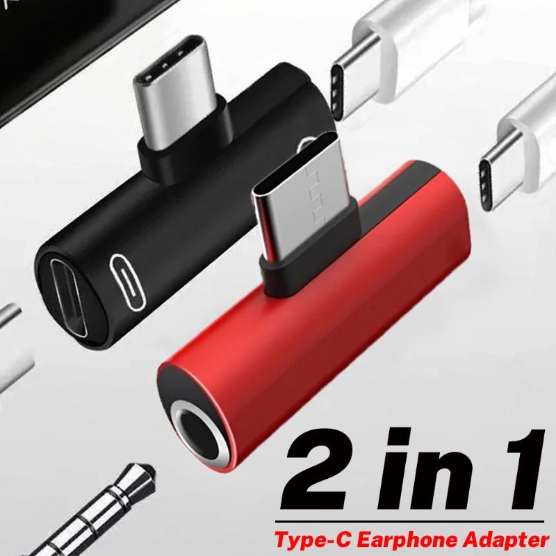 Переходник с Type-C на 3,5 мм Jack Кабель-адаптер для наушников Аудио Кабель Type USB C на 3,5 мм Наушники Aux Кабель Конвертер-адаптер Type C