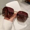 Instagram Sunglasses for Women  New Gradient Color Korean Edition Trendy UV Resistant Sunglasses