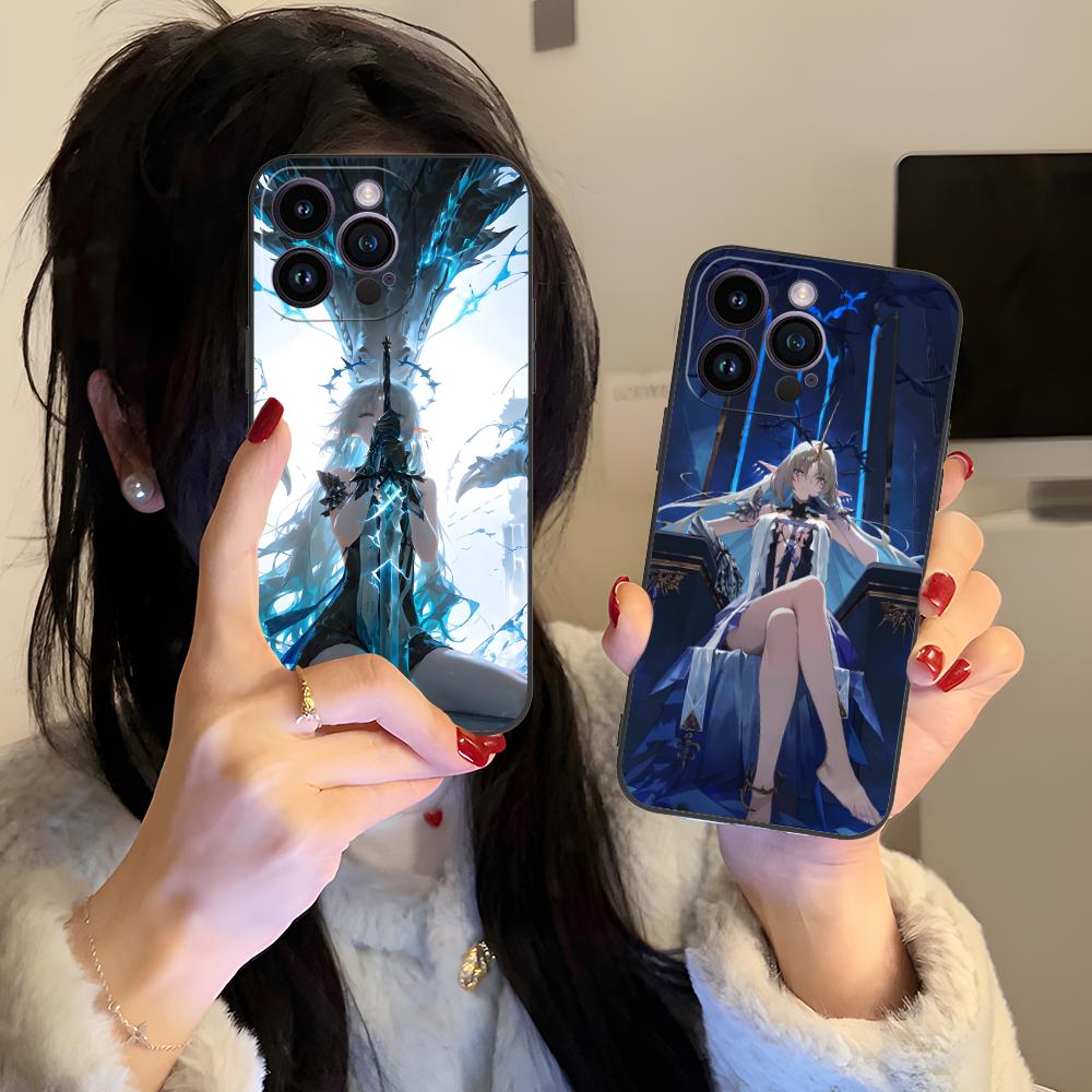 Чехол для телефона Wuthering Waves Fleurdelys для iPhone 17 16 15 14 13 12 11 X XR XS 8 7 Pro Max Plus Mini Цветной Защитный Смартфон