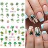 Xiaomi 1 Sheet Summer Palm Tree Nail Sliders Water Transfer Stickers Tropical Coconut Tree Beach Nail Art Decals Manicure Decorations