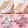 Детские носки, весенне-осенние носки до середины икры, короткие носки для девочек, кружевные носки принцессы для девочек, хлопковые носки, детские носки, 5 пар
