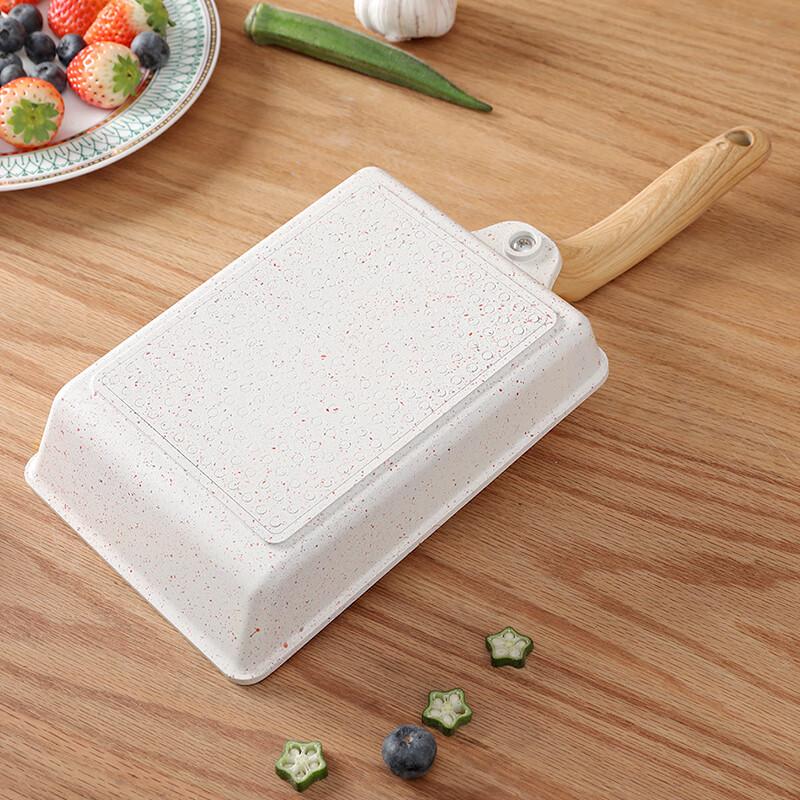 Dianjiang Non-Stick Frying Pan, Tamagoyaki Pan, Flat-Bottom Frying Pan, Thick Egg Pan, Steak Pan