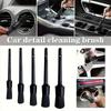 5-piece Car Detail Brush Set, Car Detail Cleaning Set, Used To Clean the Dashboard Inside and Outside the Vehicle