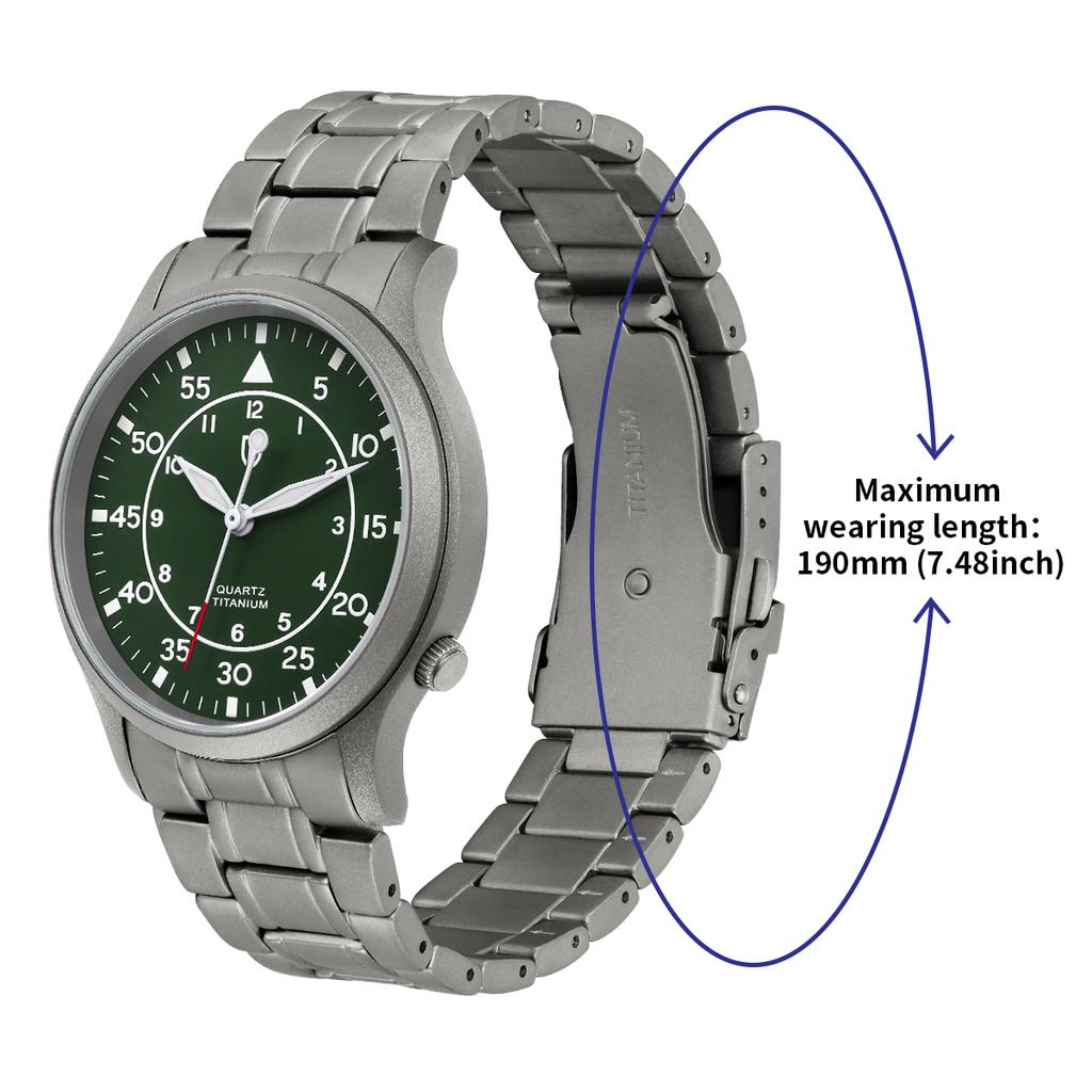Полный титановый браслет 20 мм с титановой застежкой, быстросъемный титановый ремешок для часов BERNY T2566MS/T2576MS, сменный