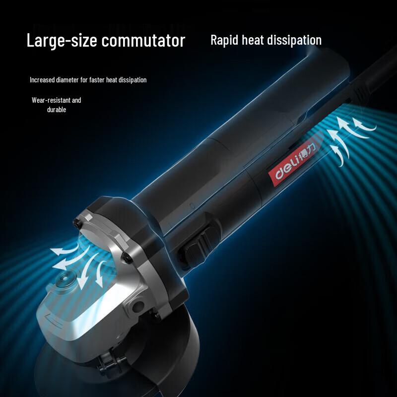 Deli Red Core 890W Angle Grinder