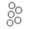 5PCS Zinc Alloy Carabiner Snap Hook Keychain with Spring Clip Design for Backpack Handbag Keyring Lightweight High Strength