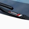 2 шт. Наклейки на дворники автомобиля Эмблема Для Mitsubishi lancer asx outlander pajero sport l200 galant Стайлинг автомобиля