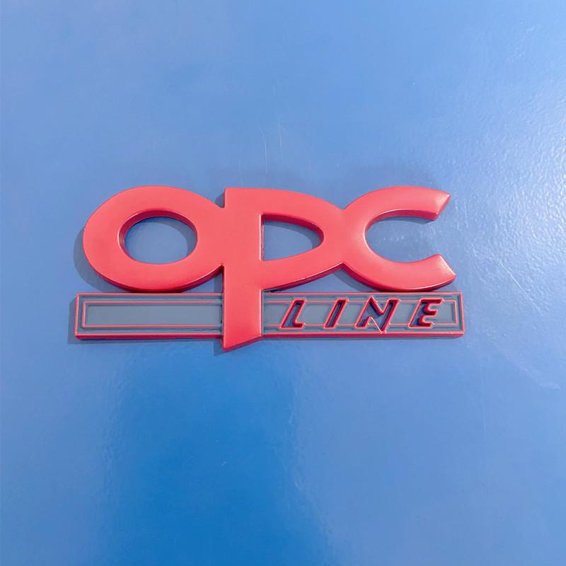 3D Metal OPC Line Car Rear Boot Trunk Emblem Badge Sticker Decal Accessories For Opel Insignia Corsa E Astra z0 H J D Zafira Vectra