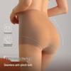 Бесшовные трусики с высокой талией из геля для контроля живота - Женские, стройнящие, подтягивающие бедра, антибактериальные, из шелка-тусса, легкая коррекция фигуры