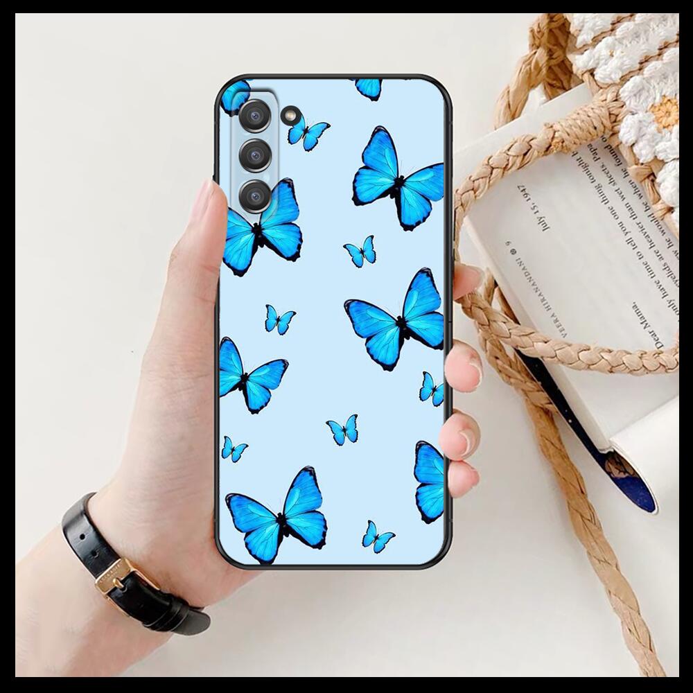 Красивый чехол для телефона с узором бабочки для SamSung Galaxy s6 s7 S8 S9 S10E S20 S21 S5 S30 Plus S20 fe 5G Lite Ultra Edge