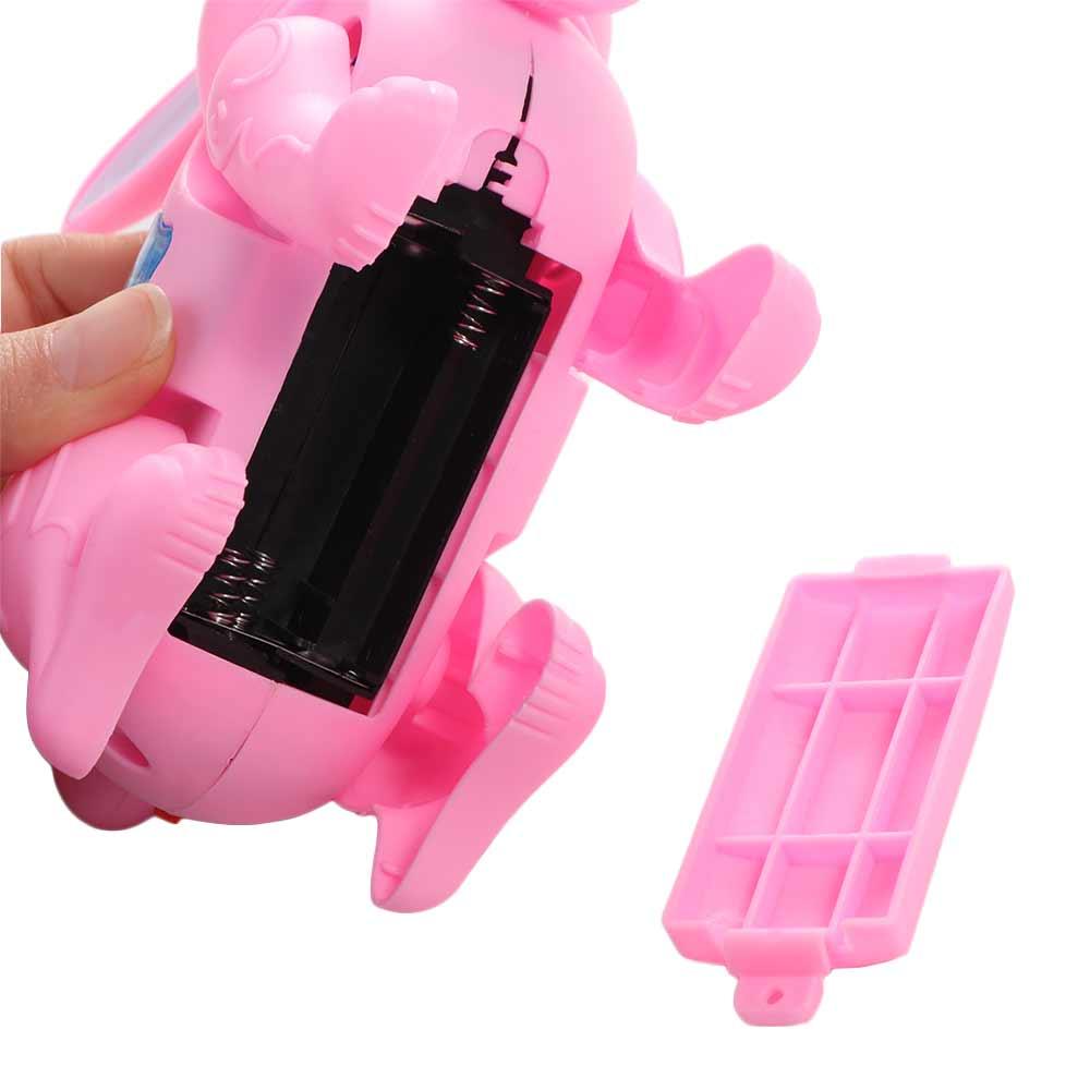 Traction Rope Electronic Walking Rabbit Toy Little Rabbit Cute Toy for Kid