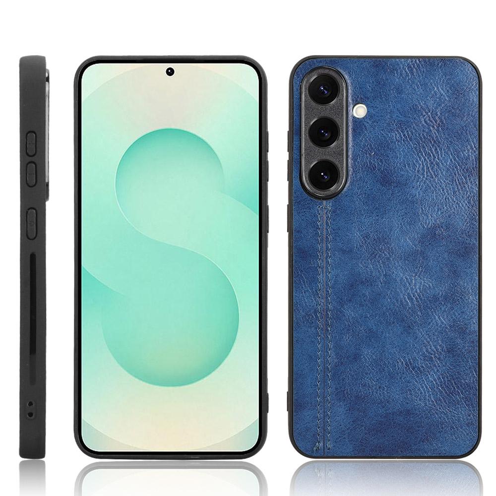 Чехол для Samsung Galaxy S25 Кожа + ТПУ + ПК Чехол для телефона Линия шва