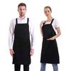 BIGHAS Shoulder Apron, H-Shaped, Simple, Solid Color, Large Size, Cafe Apron, Suitable for Nursery Teachers, Commercial Use, Home Use, Work, Cooking,