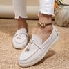 New Women Flats Shoes Autumn Woman Platform Suede Loafers Shoes Casual Ladies Walking Non Slip Chaussure Femme Plus Size 43