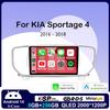 Android 14 Carplay автомобильное радио для KIA Sportage 4 KX5 2016 2017 2018 навигация GPS мультимедийный плеер Авто 5Gwifi+4G BT DSP видео