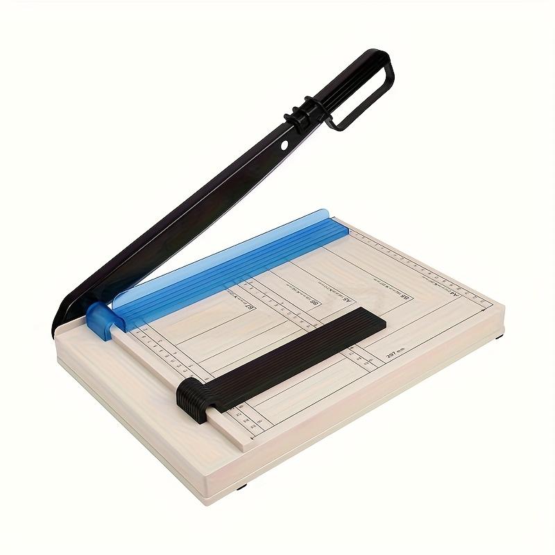 12 Inch A4 Heavy Duty Paper Trimmer with Manganese Steel Blade, Safety Lock, Grid Marks, 2 Pcs Option for Photos and Office Documents