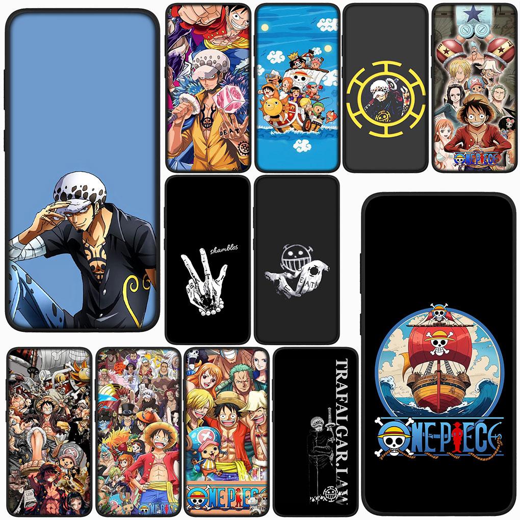 for Motorola Moto G86 G57 G67 G24 G15 G54 Power G13 G14 G34 G35 G45 G53 G55 G75 G72 Case One Pieces Trafalgar D Water Law Luffy
