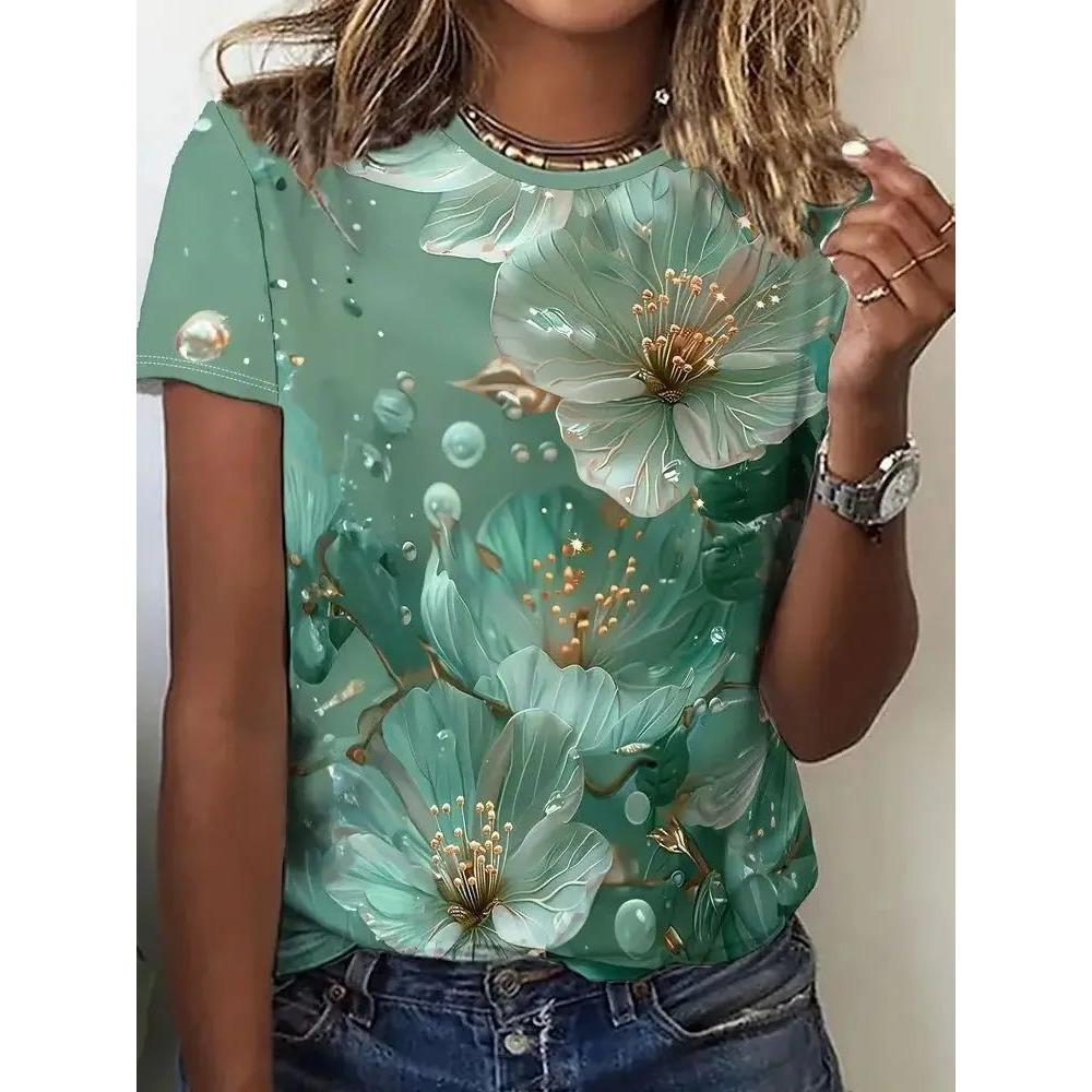 Картинка Девушка Мода 3D футболка