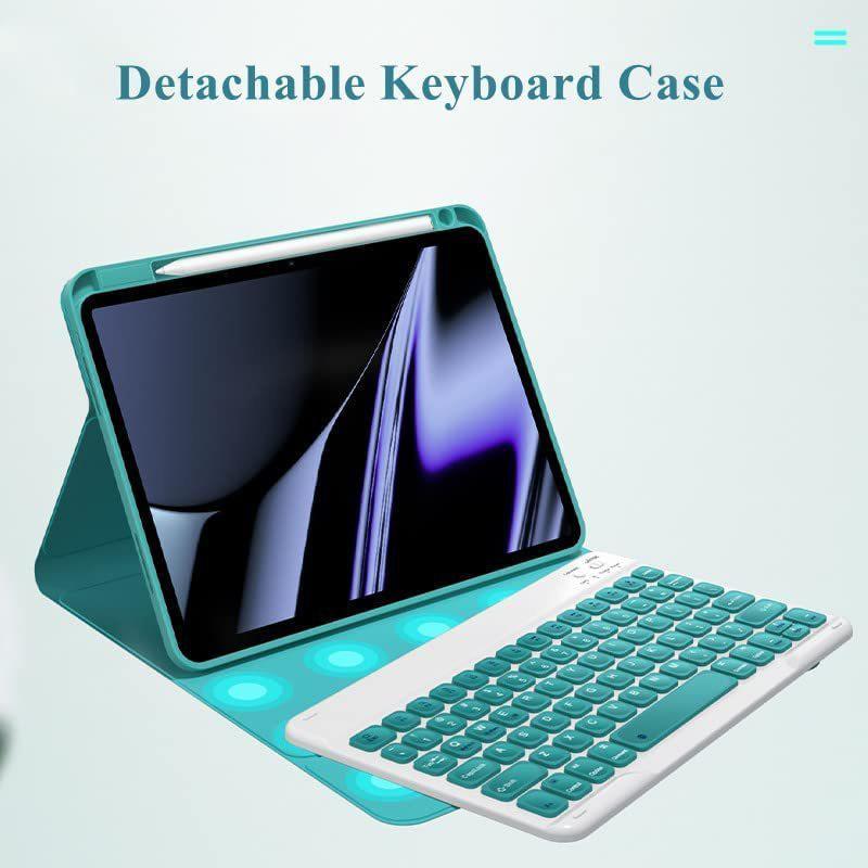 Magnetic Smart Cover With Keyboard IPad 10th Gen Air 4 5 Pro Slim Leather Case Sleep Wake Function