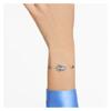 Swarovski Hollow interlocking rhodium-plated bracelet for men and women, couple style, silver 5663493