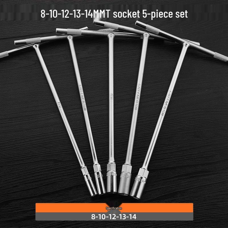 Green Forest T-Bar Hex Socket Wrench 6-19mm for Car & Motorcycle Repair