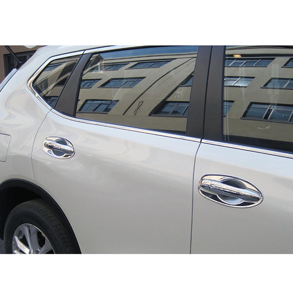 Хромированный стиль для Nissan X-Trail T32 Rogue 2014-хромированная внешняя дверная ручка, молдинг, дверная чаша, полость для чашки