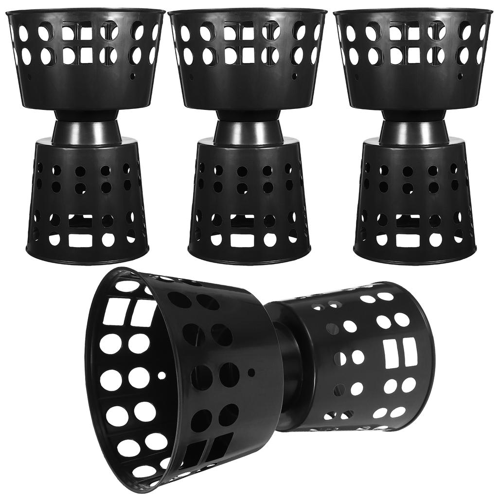 4 Pcs Fixed Liner for Flower Arrangement Fixing Stand Packing Base Material Artificial Flowers Bouquet Plastic Bottom Fresh