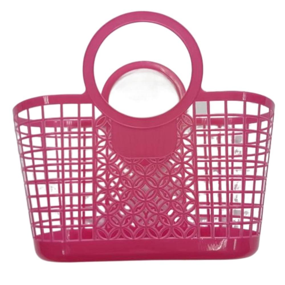 Пластиковая полая корзина Простая корзина для ванной Новая корзина для хранения