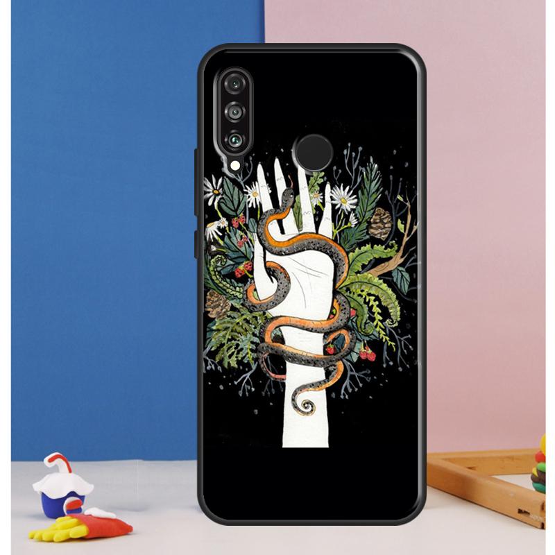 Чехол-змея на руку для Huawei Nova 10 9 SE 8i 11i 12i 12s Y60 Y61 Y70 Y90 Y72 Y73 Y91 P60 Pro P30 P40 Lite