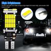 10 шт. W16W 921 10 шт. светодиодные лампы T15 168 194 сигнальные лампы Canbus 45-SMD для салона автомобиля, плафоны освещения, парковочные габаритные огни 6000K 12V