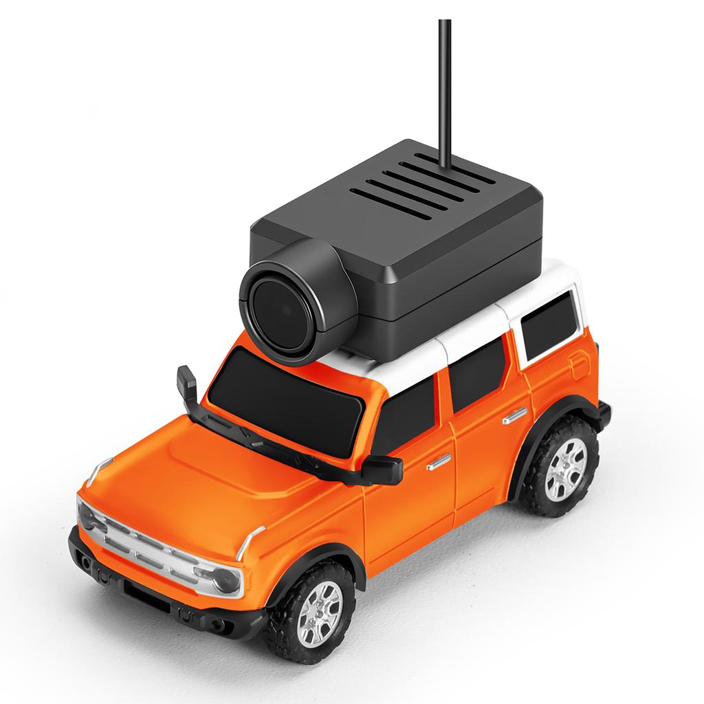 1:64 Mini RC Car, 2.4G FPV Remote Control Toy Car with HD Camera, Gyro, LED Ambient Light, APP Controlled Vehicle for