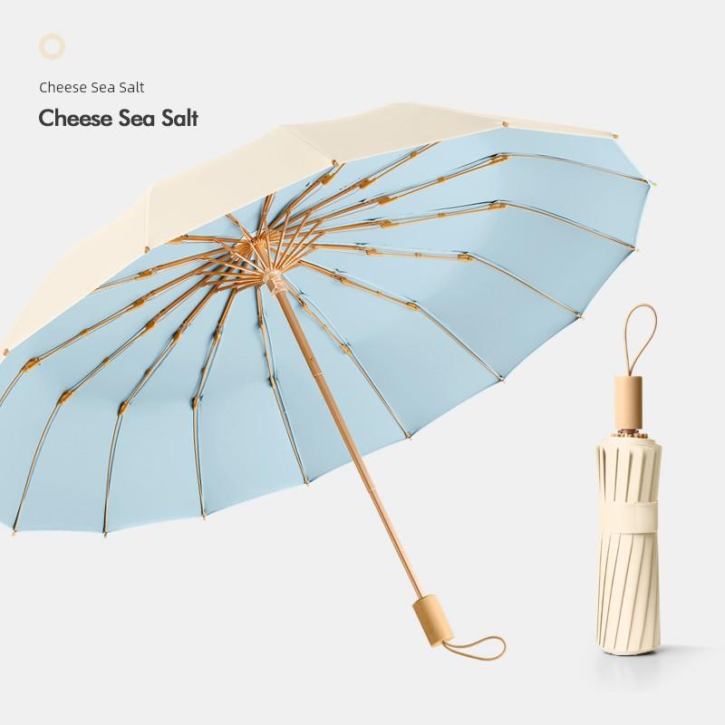 32-Bone Manual Umbrella Men's Good-looking Sun Umbrella Sun Protection UV Protection Umbrella Female Student Rain Or Shine Dual-Use