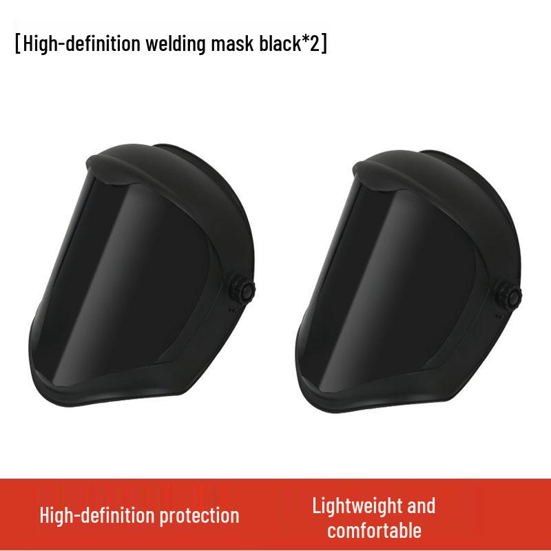 Защитный лицевой щиток высокой четкости с защитой от запотевания для сварки и шлифовки