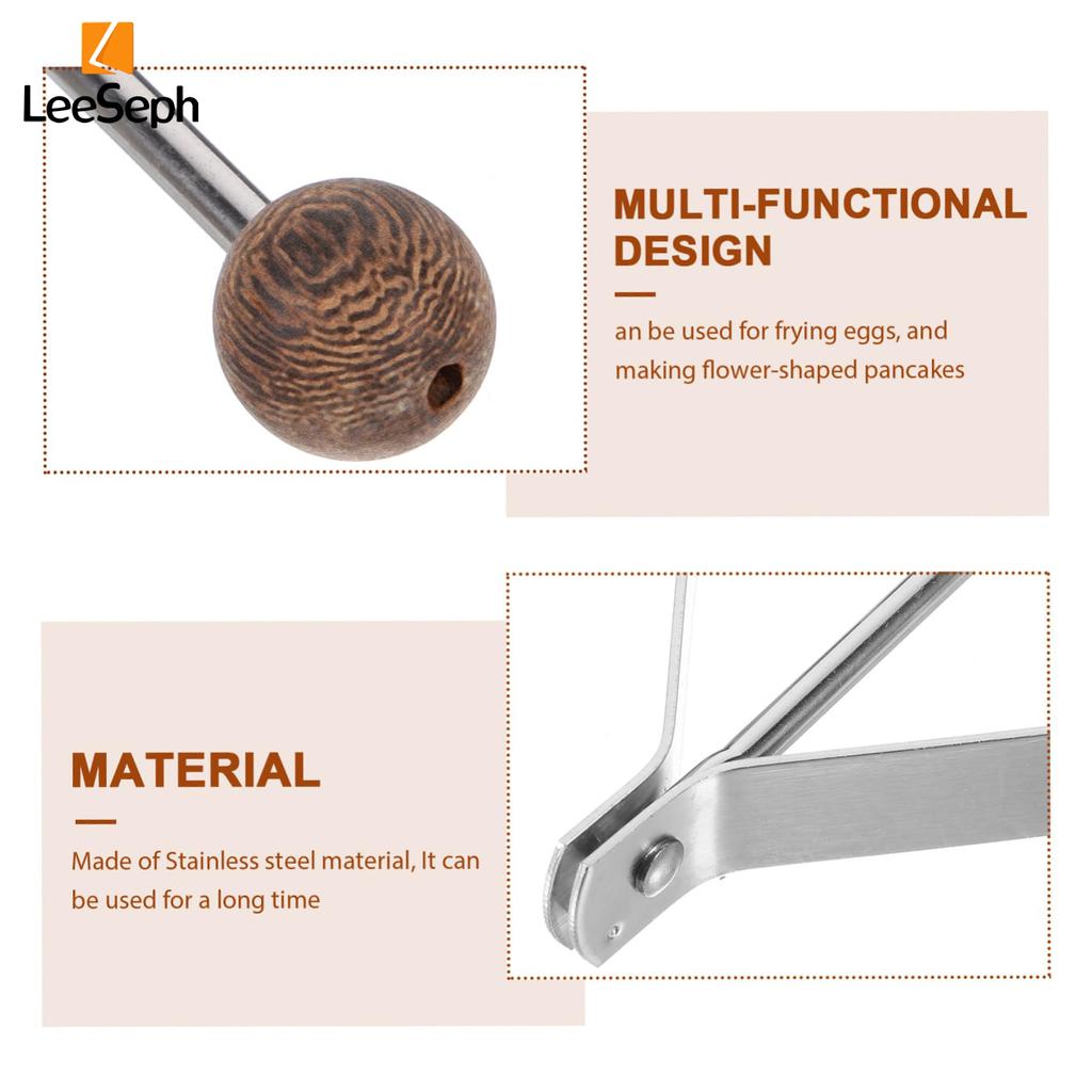 Egg Rings For Frying Eggs, Stainless Steel Ring Molds for Cooking Egg, Egg Ring Mold Cooking Ring In Star Heart Shaped Egg Mold