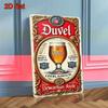 Металлический Плакат Duvel Бельгийское Пиво Винтажный Ретро Оловянный Знак для Декора Стены Бара