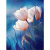Diamond Painting Embroidery Handicrafts White Flower Diy Diamond Embroider Cross Stitch Mosaic Gift