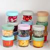 6 шт. Многоразовая баночка для детского питания со шкалой, контейнер для салатной заправки, чашка для соуса для макания, косметика