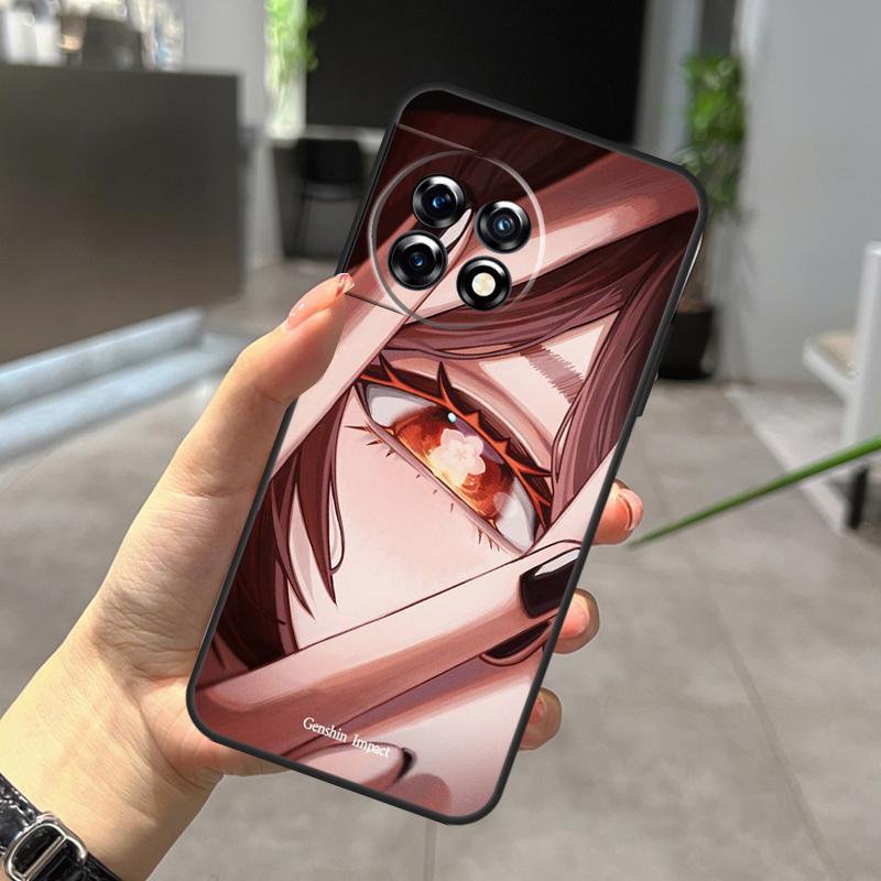 Чехол Genshin Impact Zhongli Hutao для OnePlus 11 8 9 10 Pro 8T 9RT 10R 10T 11R Nord CE 2 Lite 2T N10 N20 Ace Pro