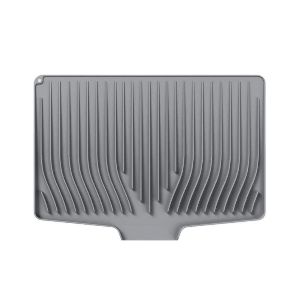 Heat Resistant Kitchen Dish Drainer Pad Nonslip Dish Drying Mat Silicone Draining Board Mat  Home