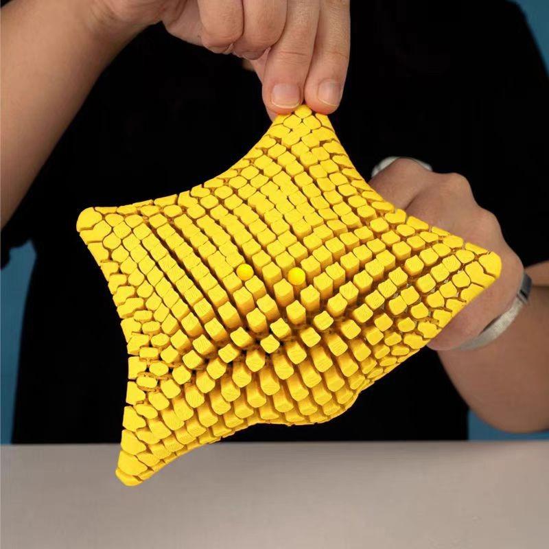 Милая 3D-печатная игрушка-антистресс Flexibat, забавная настольная декорация, подвижная морская звезда, снятие стресса, подарок для детей и взрослых, визуальные игрушки