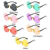 Colorful Children's Sunglasses UV400 Protection Party Decorative Glasses Rimless Shades  for Kids