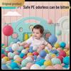 Babygo Odorless Indoor Ball Pit with Elastic Fence and Ocean Colored Balls for Infants and Children