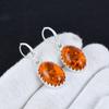 Baltic Amber Gemstone 925 Sterling Silver Earring, Boho Silver Jewelry Dangle Earrings, Gifts For Anniversary Gifts For Her