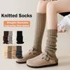 Милые Сладкие Лолиты Вязаные Носки Вязание Теплая Накладка для Ног Модные Длинные Чулки Женщины Девушки