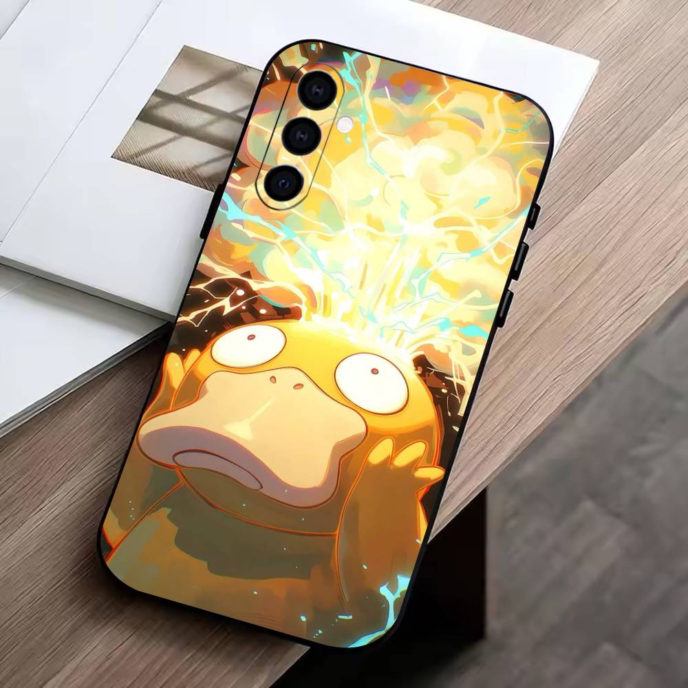 Cool-P-duck Phone Case Black Silicone Soft For Samsung Galaxy A73,A72,A71,A70,A53,A52,A51